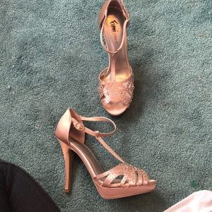 Gold heels